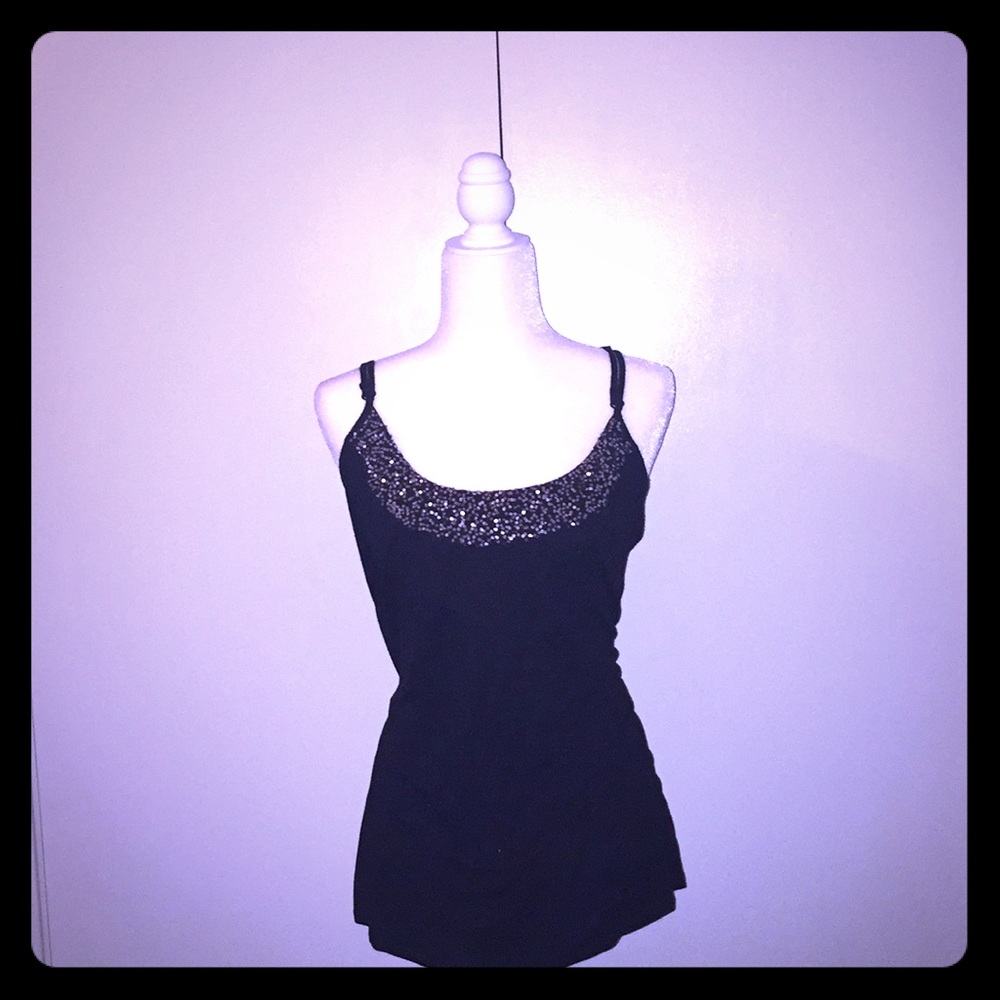Sequin tank top